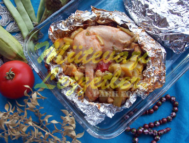 Sobada Tərəvəzli Toyuq